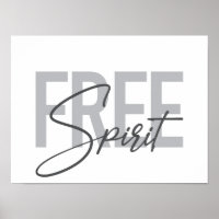 Typographie moderne, simple, cool de Free Spirit