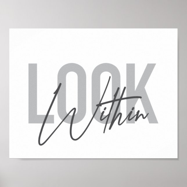 Poster Typographie urbaine moderne, simple et cool (Devant)