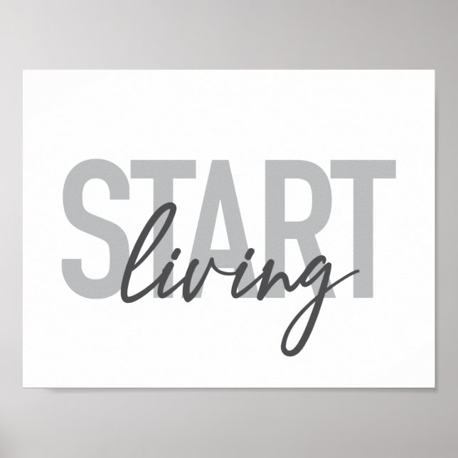 Poster Typographie urbaine moderne, simple et cool Commen (Devant)