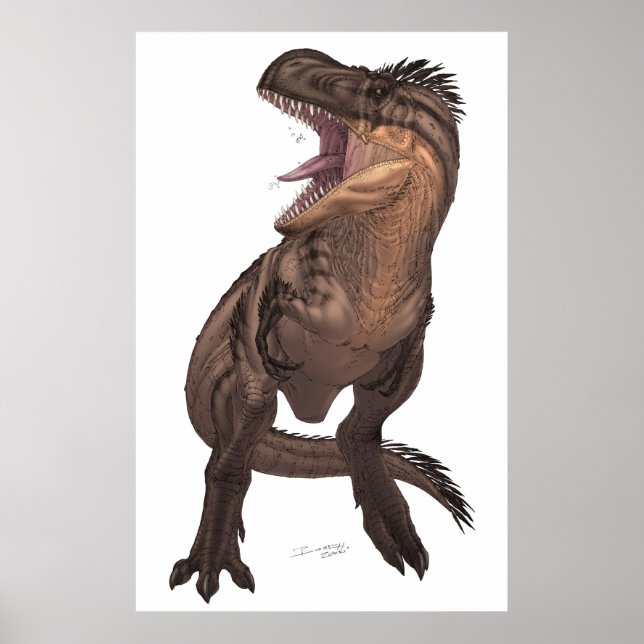 Poster Tyrannosaurus rex (Devant)