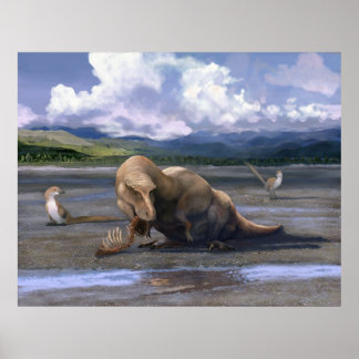 Poster Tyrannosaurus rex récupération