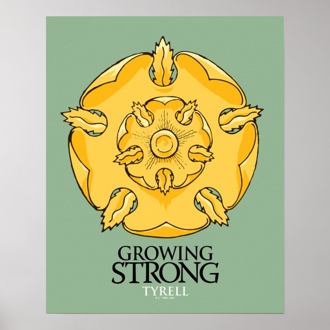 Poster Tyrell Sigil - Forte croissance (Devant)