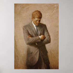 Poster U.S. Le Président John F. Kennedy par Aaron