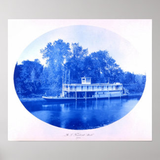 Poster U.S Towboat "Alert", 1885