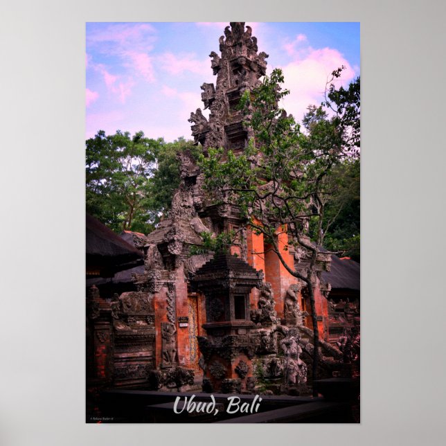 Poster Ubud Bali (Devant)