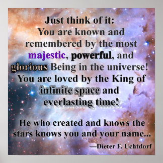 Poster: Uchtdorf Zitat Poster