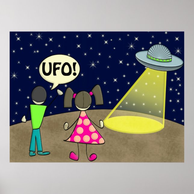 Poster ufo (Devant)