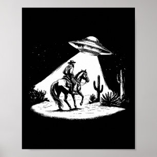 Poster Ufo Howdy Alien Cowboy Costume Halloween Ufo Weste