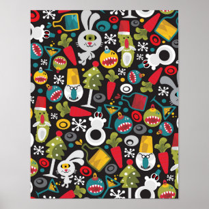 Poster Ugly Christmas and Happy New Year