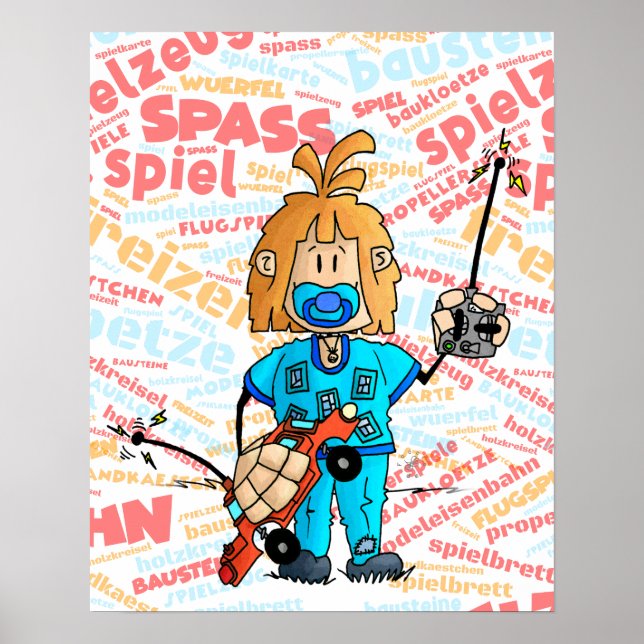 Poster Ugo - jouets / (Devant)