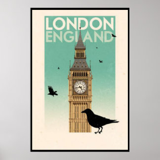 Poster UK. Angleterre, Londres