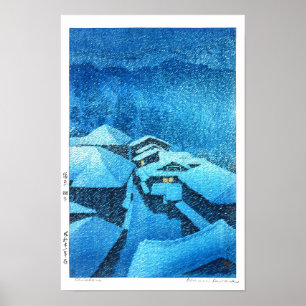 Poster ukiyoe - hasui - m04 - Hataori Hot Spring -