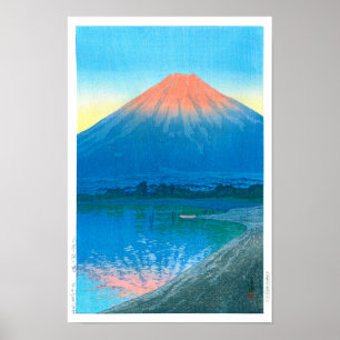 Poster ukiyoe - hasui - N°7 Aube sur le lac Yamana..