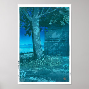 Poster ukiyoe - hasui - n°9 Hachirōgata, Akita -