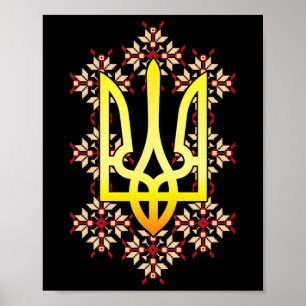 Poster Ukraine Cosaque ukrainien Kiev Patrie Pays État