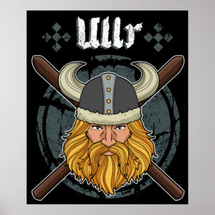 Poster Ullr Ski Winter Sports Venin