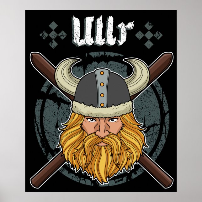 Poster Ullr Ski Winter Sports Venin (Devant)