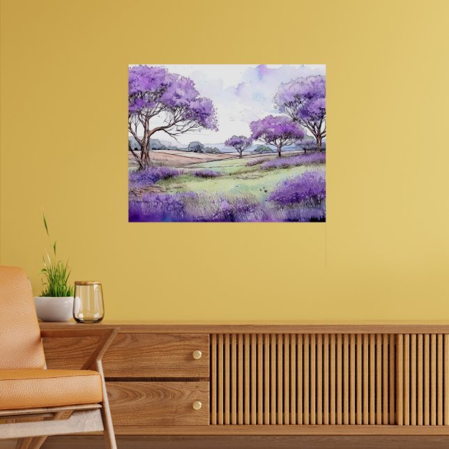 Poster Ulupalakua Jacaranda Trees (Salon 2)