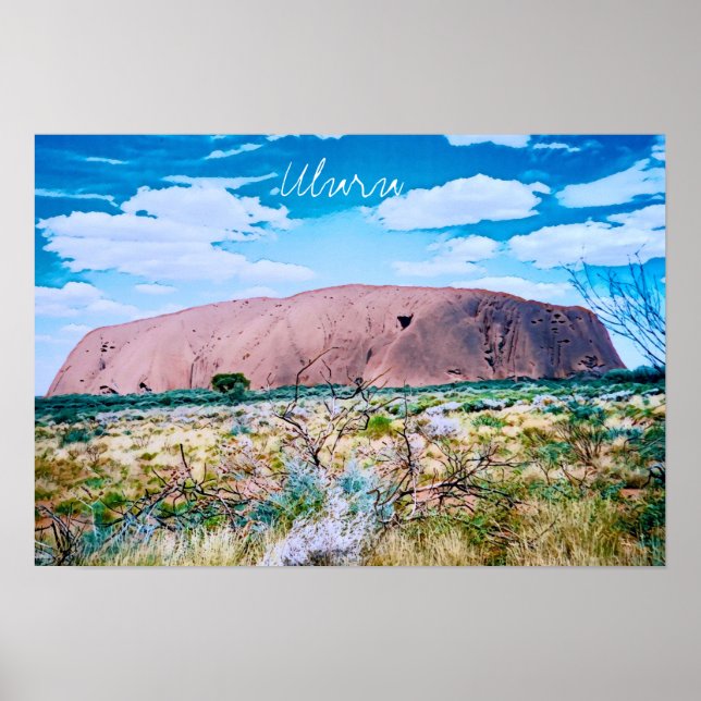 Poster Uluru sunrise Voyage en Australie Centrale (Devant)