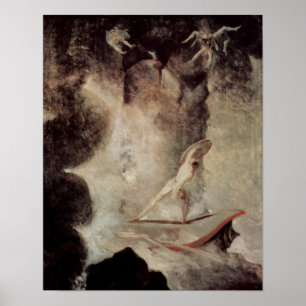 Poster Ulysse devant Scylla et Charybdis