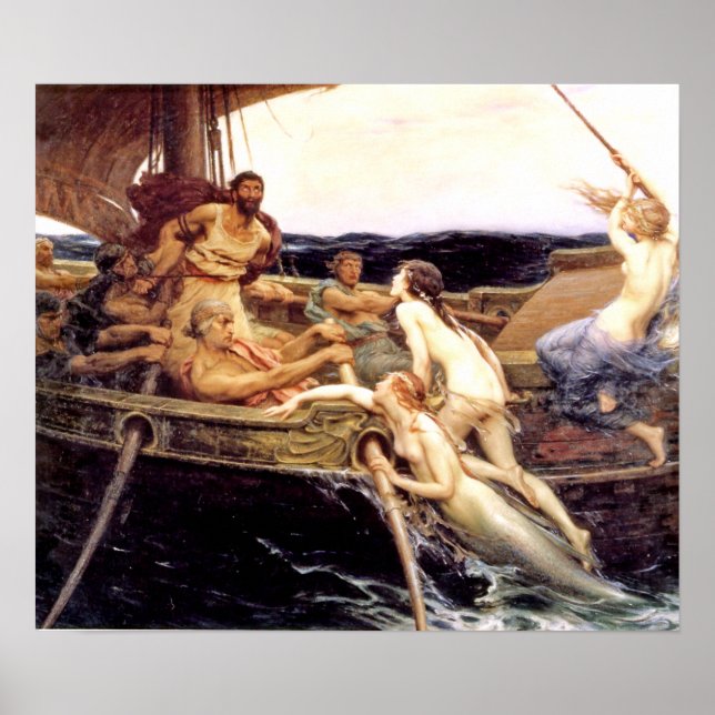 Poster Ulysse et les sirènes (Devant)