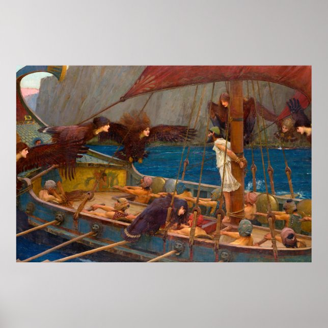 Poster Ulysse et les sirènes (Devant)