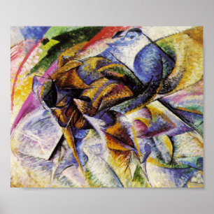 Poster Umberto Boccioni - Dynamisme d'un cycliste