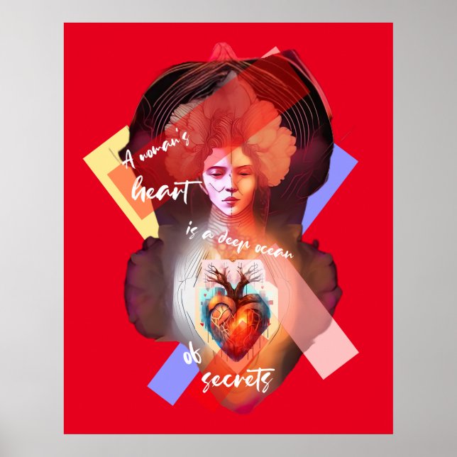 Poster Un accent du coeur féminin (Devant)