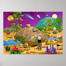 Un alien mignon sur une planète habitable