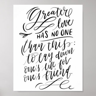 Poster Un Amour Plus Grand N'A Personne D'Autre Que Cette