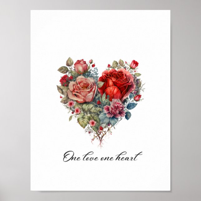 Poster Un amour Un coeur (Devant)