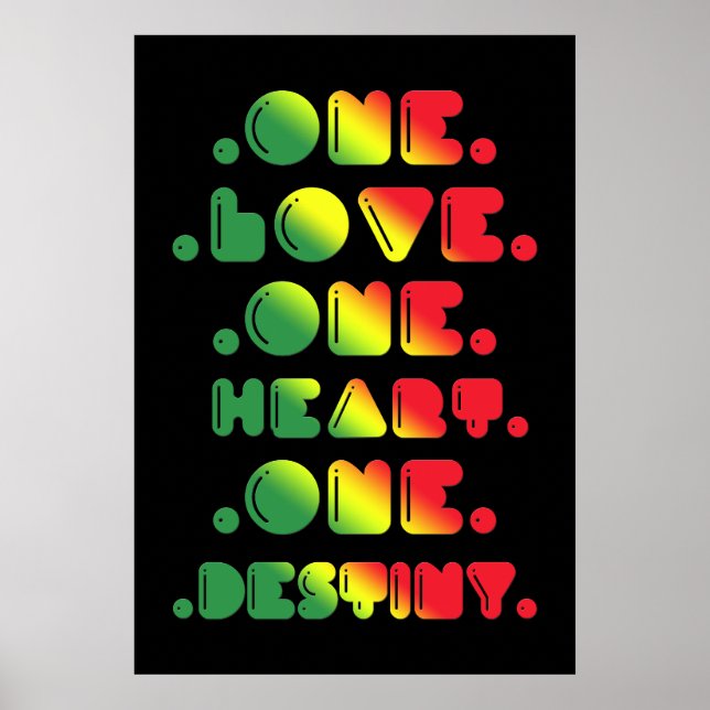 POSTER UN AMOUR, UN COEUR, UN DESTIN (Devant)