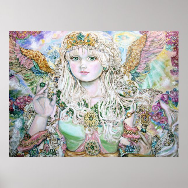 Poster Un ange émeraude. (Devant)