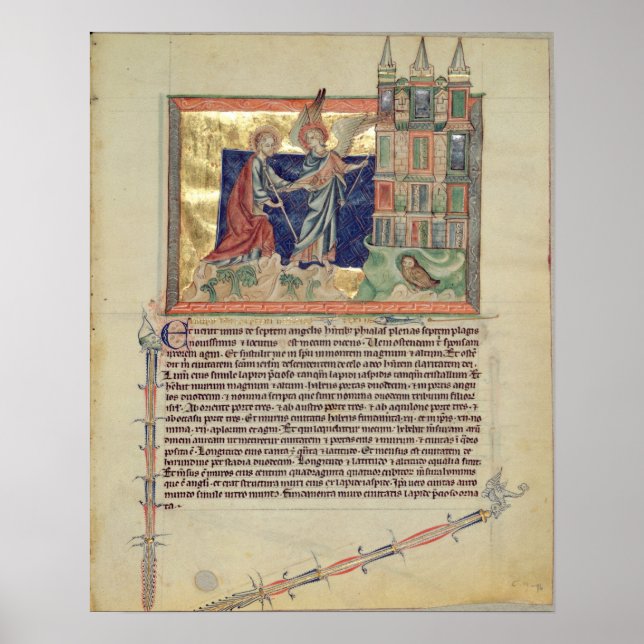 Poster Un ange montrant la Nouvelle Jérusalem (Devant)