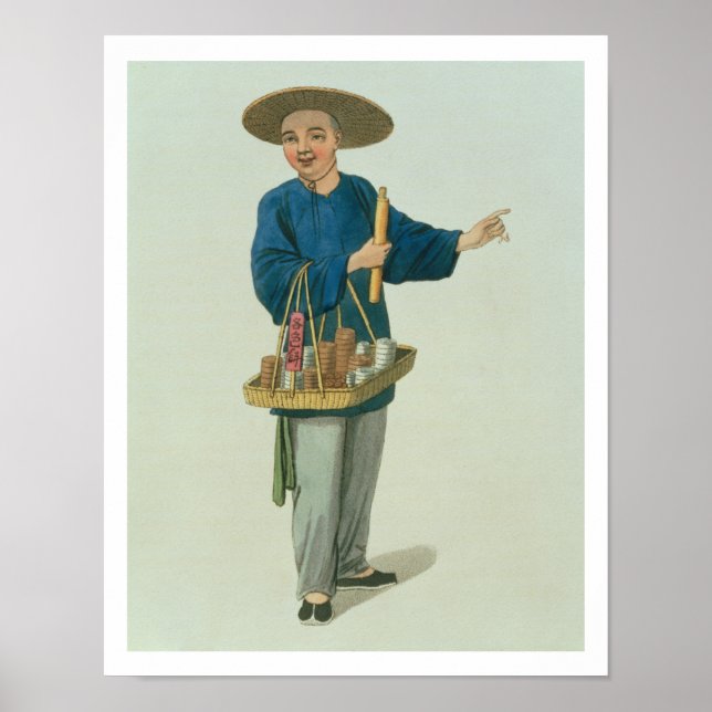 Poster Un apothecaire, assiette 26 de 'Le costume de Chin (Devant)