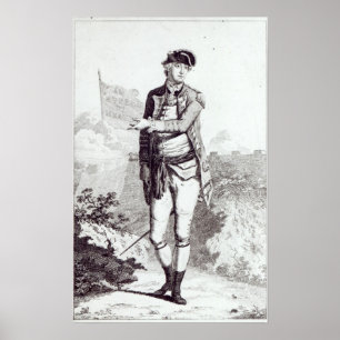 Poster Un appel au ciel', portrait du général Lee