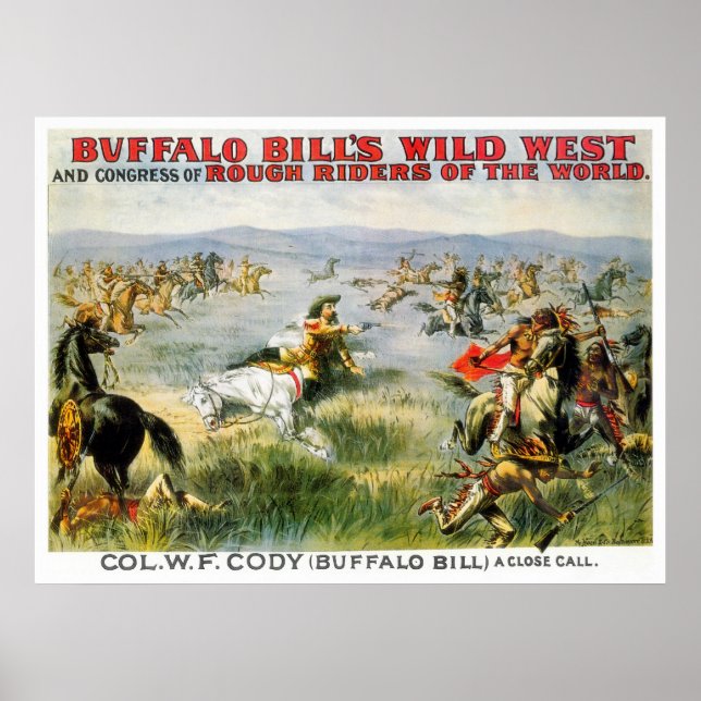 Poster Un appel rapproché - Buffalo Bill (Devant)