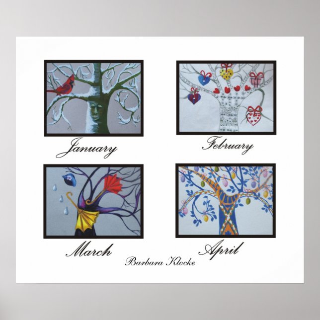 Poster Un arbre par mois (Devant)