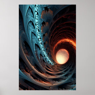 Poster Un art fractal hypnotique