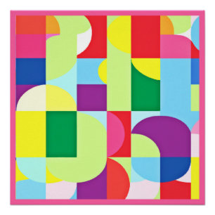 Poster Un Art Motif dynamique