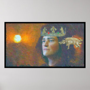 Poster Un artiste impressionniste peint Richard III
