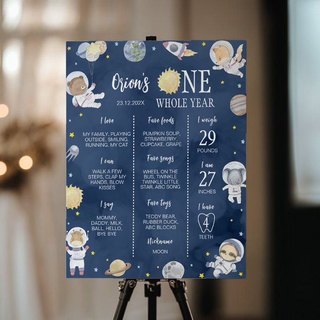 Poster Un astronaute de l'espace extra-atmosphérique Un a (Créateur téléchargé)