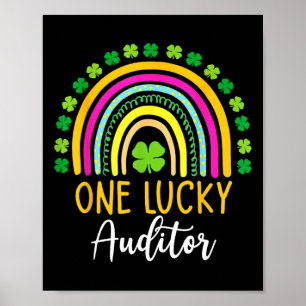 Poster Un Auditeur Chanceux Shamrocks de la Saint-Patrick