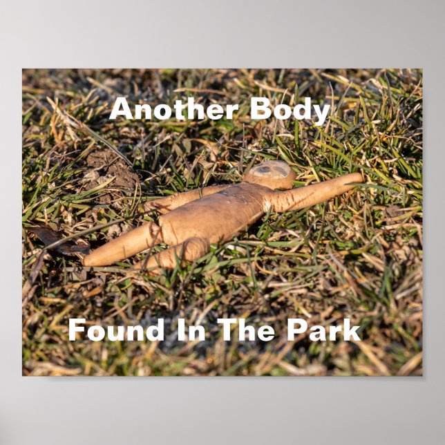 Poster Un autre corps trouvé dans le parc (Devant)