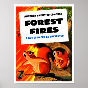 Poster Un Autre Ennemi Pour Conquérir Les Incendies De Fo
