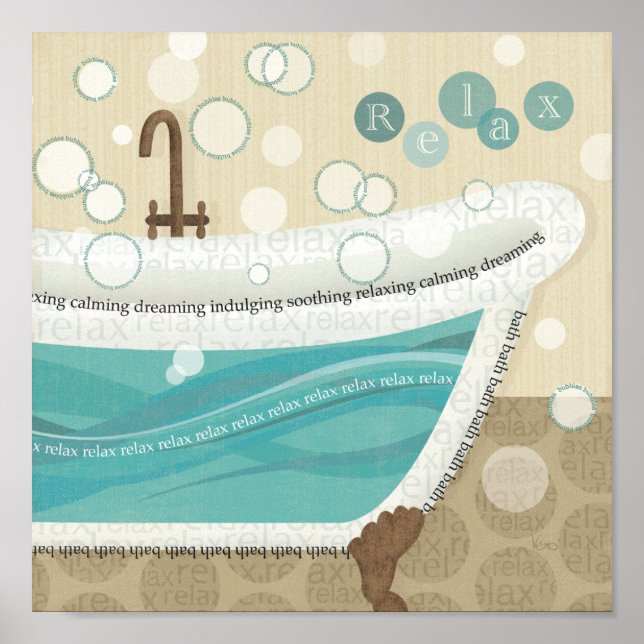Poster Un Bain Relaxant (Devant)