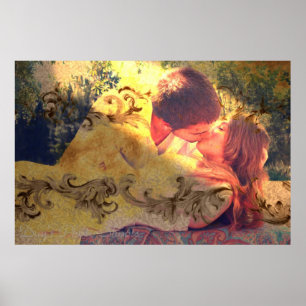 Poster Un baiser pour la beauté de sommeil du prince