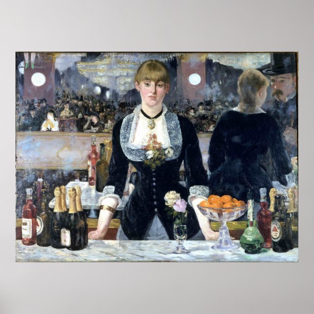 Poster Un Bar Aux Folies Bergere (Devant)