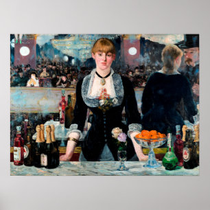Poster Un bar aux Folies-Bergère par Édouard Manet