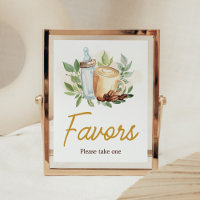 Un bébé brasse du café Baby shower Faveurs
